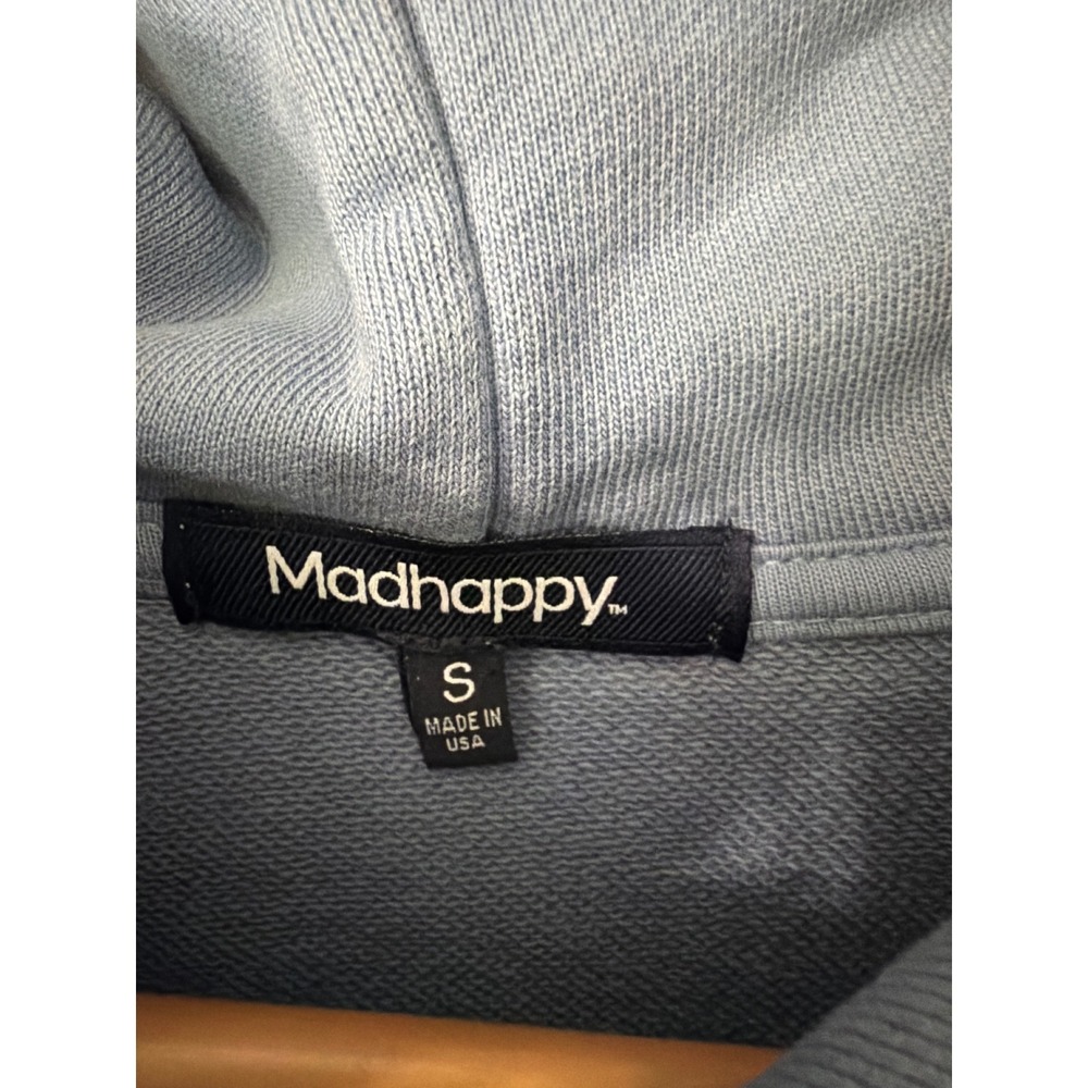 Madhappy Hoodie Blue Pastel Rainbow Small Made in USA - Picture 4 of 5